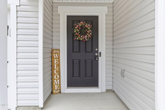 view of property entrance