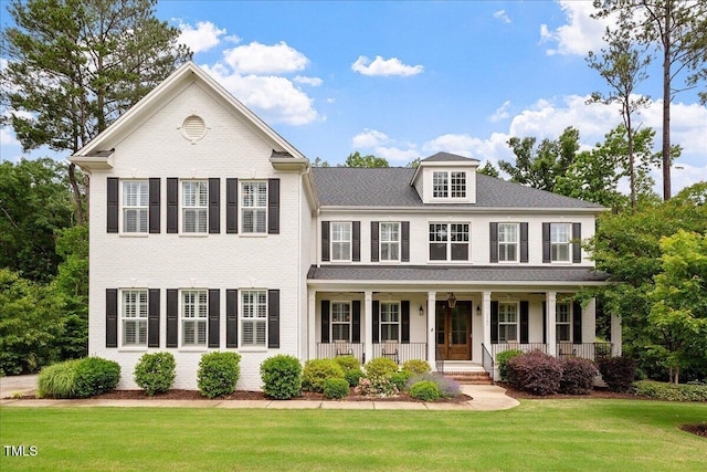 1141 Barley Stone Way, Raleigh, NC 27603 - view of front facade with a front lawn and a porch