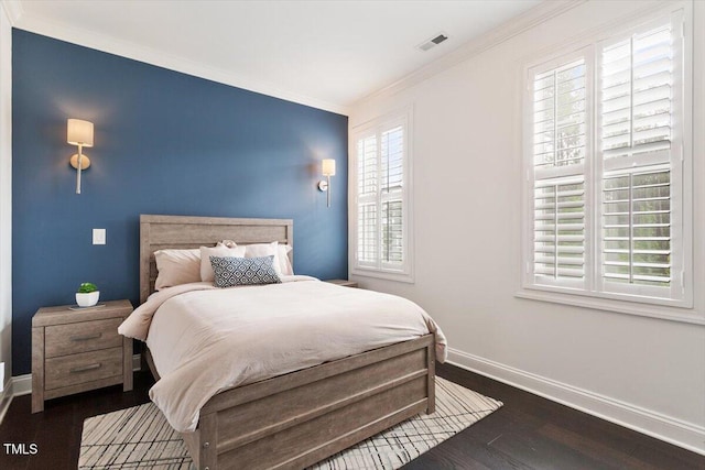 1141 Barley Stone Way, Raleigh, NC 27603 - bedroom with ornamental molding, baseboards, and wood finished floors