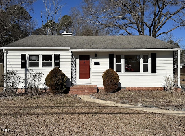 view of ranch-style house