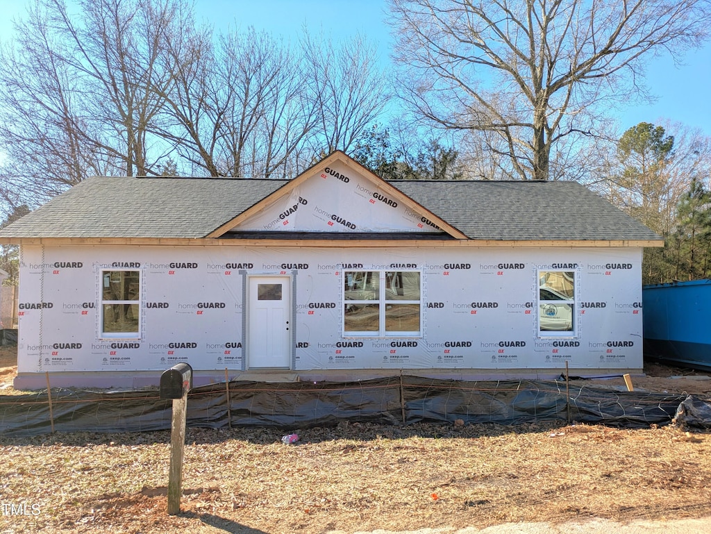 view of property in mid-construction