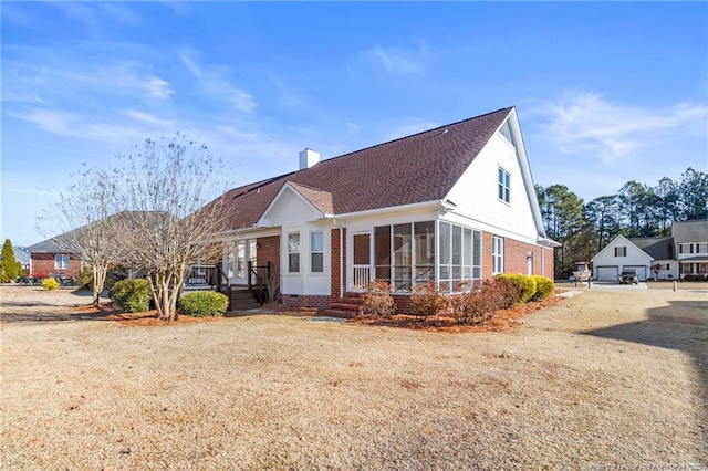 view of front of property