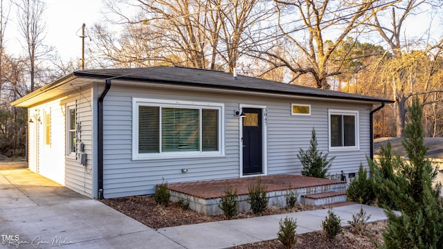 view of front of home