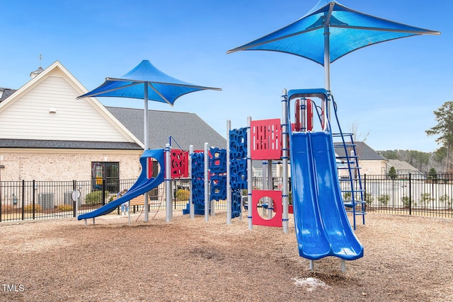 view of jungle gym