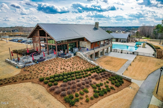 back of house featuring a patio area