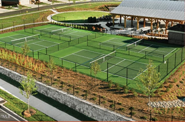 view of tennis court