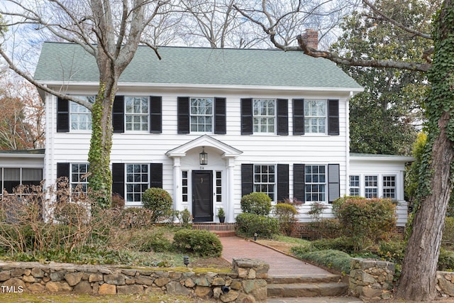 view of colonial house