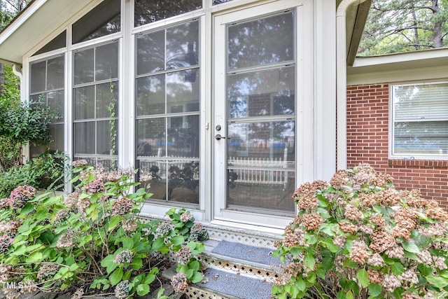 view of entrance to property