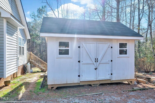 view of outbuilding