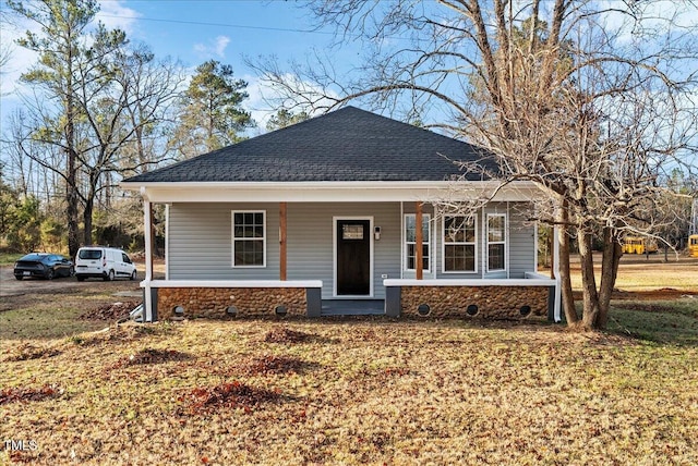 bungalow with covered porch