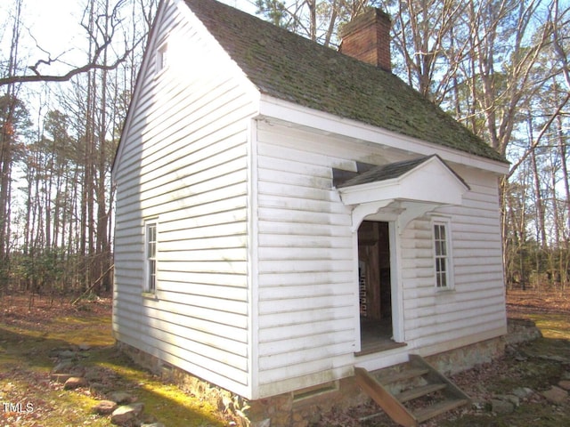 view of outbuilding