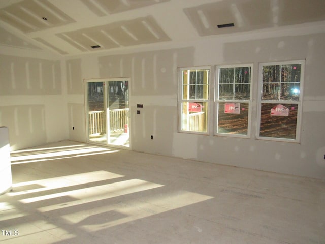 view of unfurnished room