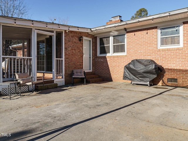 exterior space with a patio area