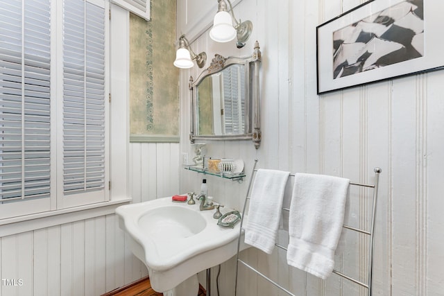 bathroom featuring sink