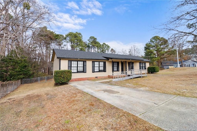 view of ranch-style home