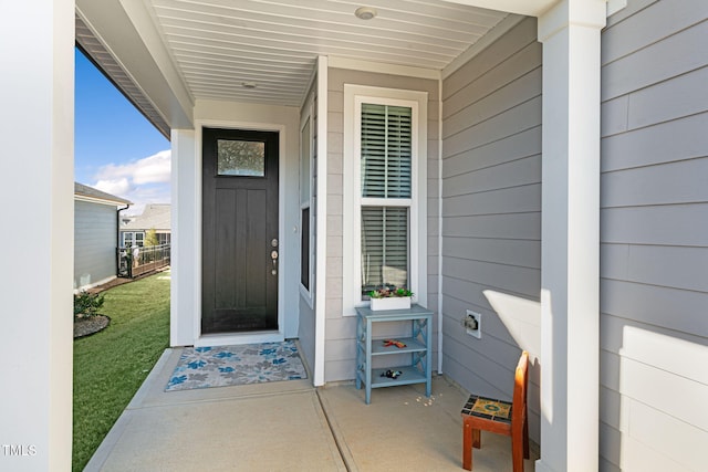 view of property entrance