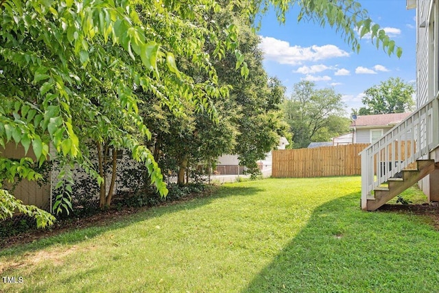 2905 Cammie St, Durham, NC 27705 - view of yard with stairway