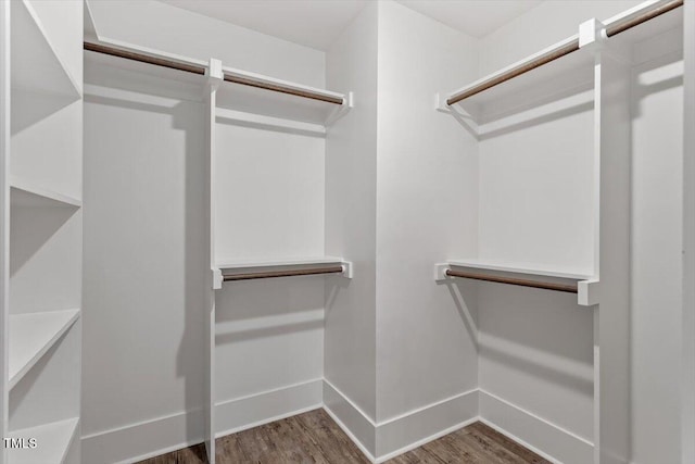 2905 Cammie St, Durham, NC 27705 - spacious closet featuring wood finished floors
