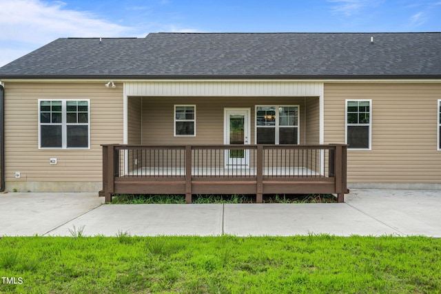 view of rear view of house