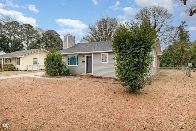 view of ranch-style house