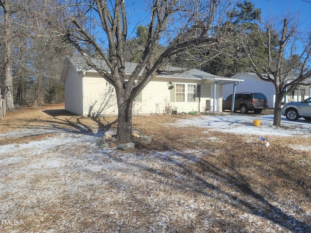 view of front of house