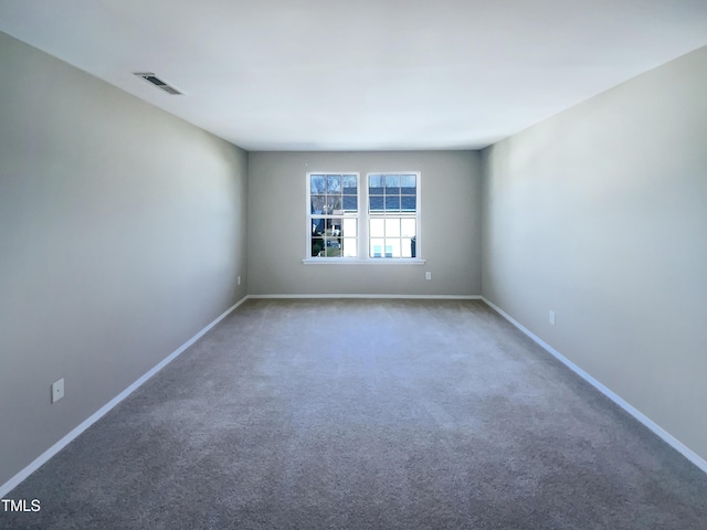 empty room with carpet floors