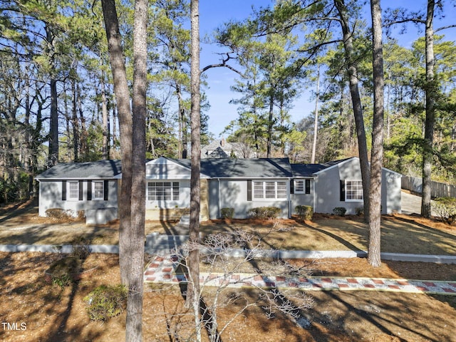 view of ranch-style home