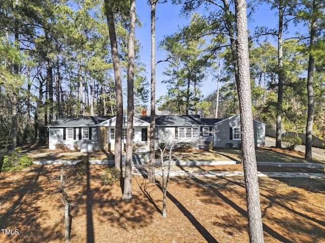 view of ranch-style house