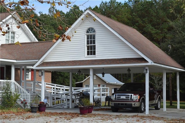 view of front of home