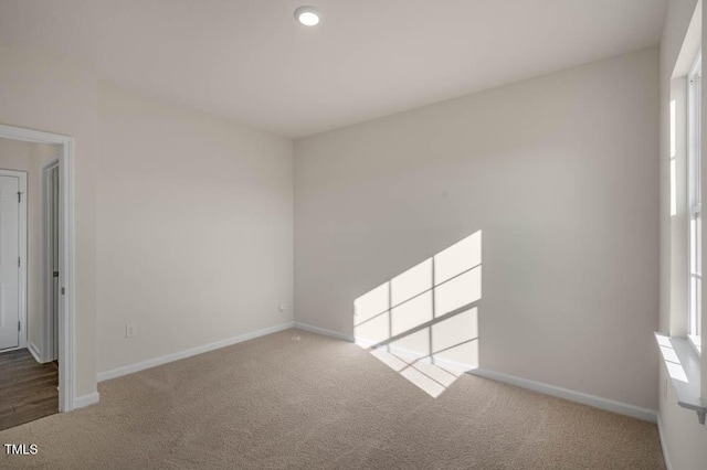 empty room featuring carpet