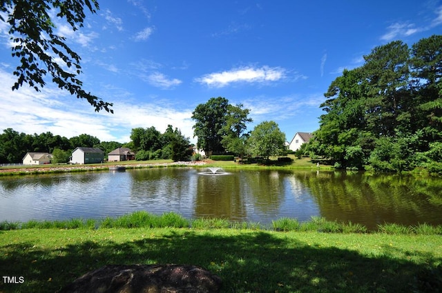 view of water feature