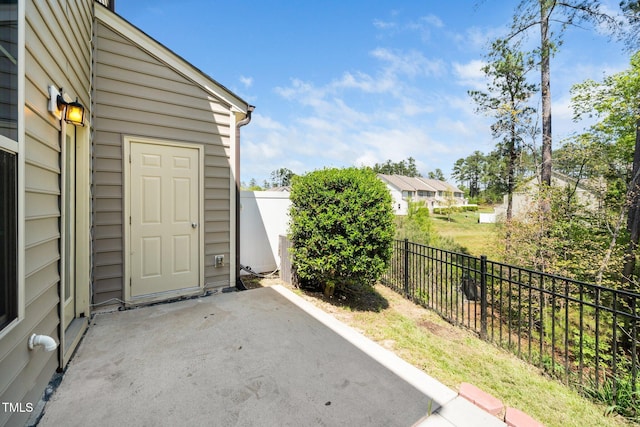 205 Spring Flower Ln, Durham, NC 27703 - view of patio / terrace with a fenced backyard
