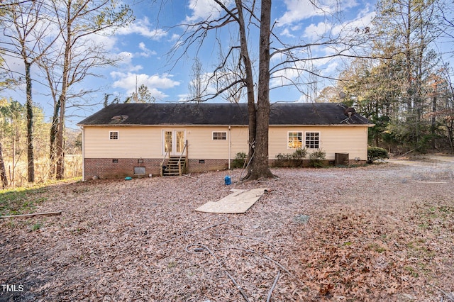 view of back of property