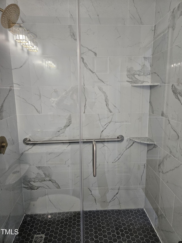 bathroom with walk in shower