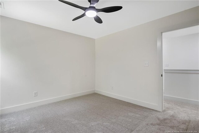 4935 High Branch Ct, Stedman, NC 28391 - carpeted empty room featuring baseboards and ceiling fan