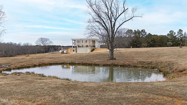 view of water feature