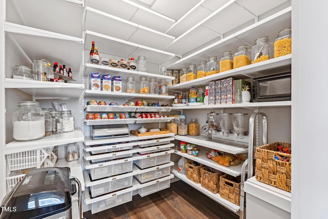 view of pantry