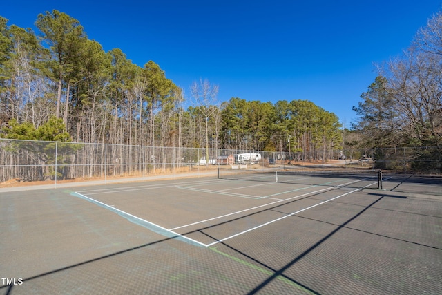 view of sport court