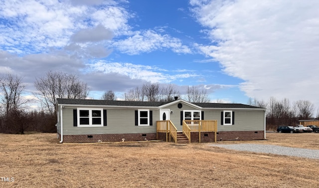 view of manufactured / mobile home