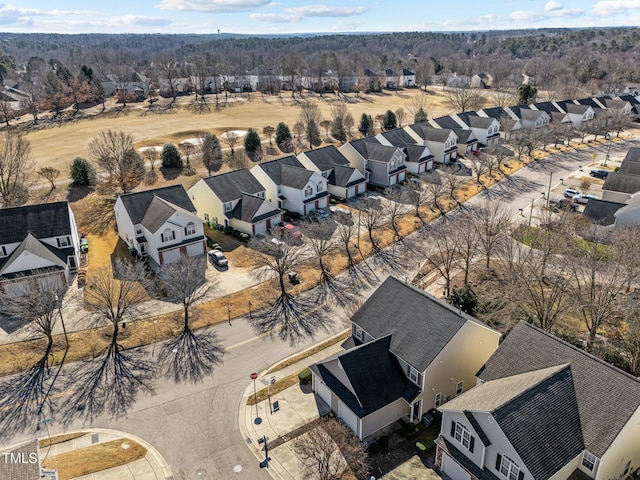 drone / aerial view featuring a residential view