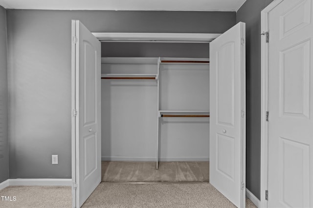 view of closet