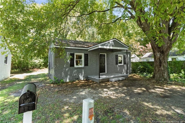 view of bungalow