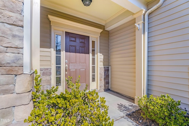 view of property entrance