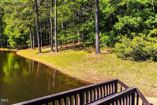 property view of water