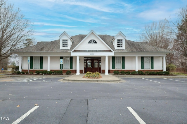 view of front of house with french doors