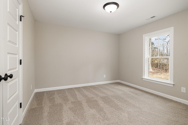 empty room with carpet floors