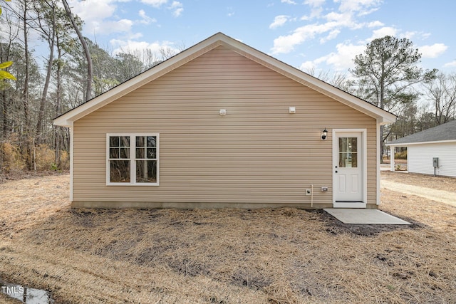 view of back of house