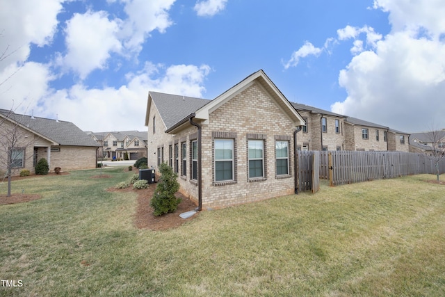 978 Bonanza Ln Unit 163, Mebane, NC 27302 - view of side of property with a yard and central AC unit