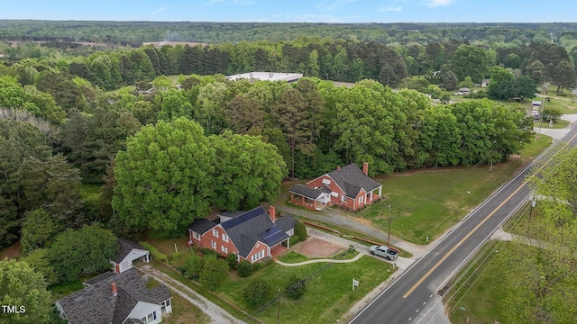 801 Williamsboro St, Oxford, NC 27565 - bird's eye view with a forest view