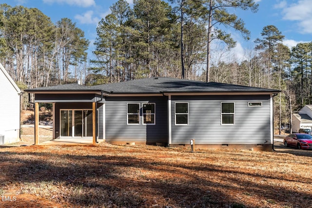 rear view of house featuring a patio area